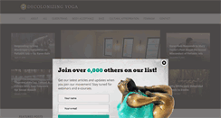 Desktop Screenshot of decolonizingyoga.com